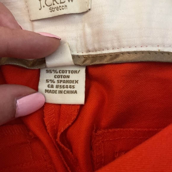 J. Crew Women’s Orange Trousers Size 0 Petite - Picture 5 of 6
